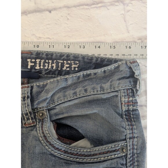 American Fighter Jeans Heritage Bootcut From the Buckle y2K Mens 30 FLAW - Picture 7 of 15